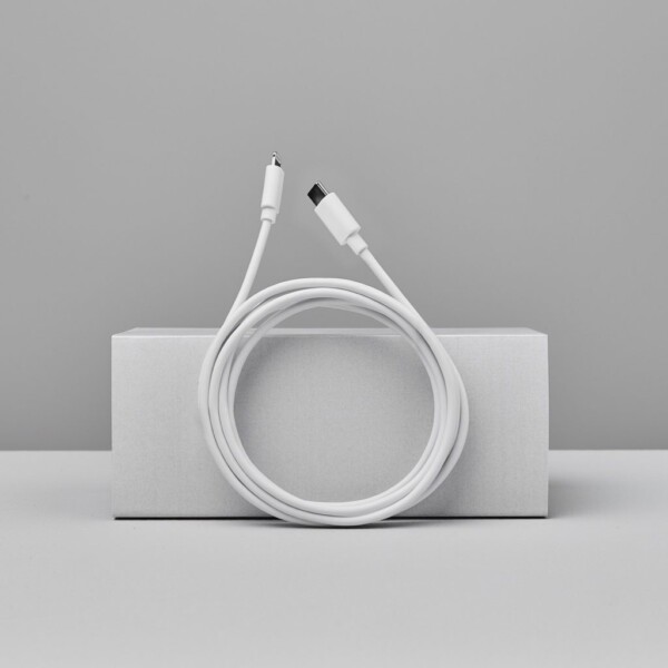 USB-C TILL LIGHTNING KABEL 1M VIT