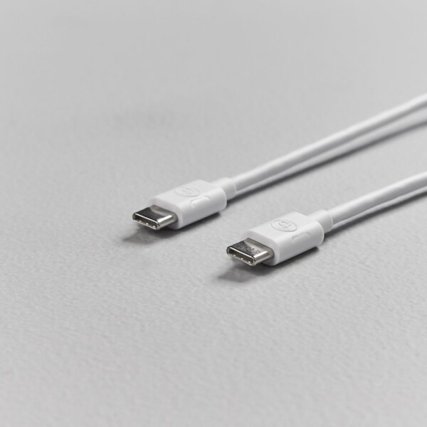 USB-C TILL USB-C KABEL 1M VIT